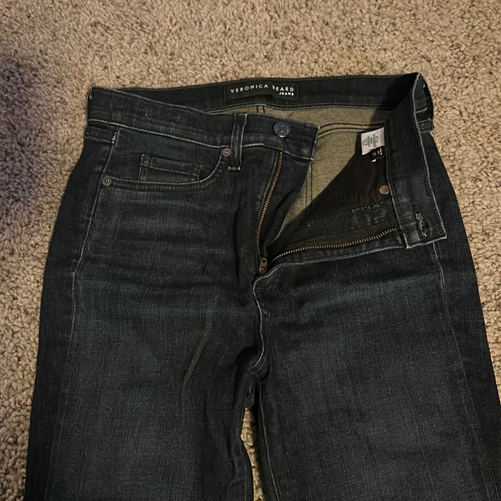 Veronica beard straight jeans!